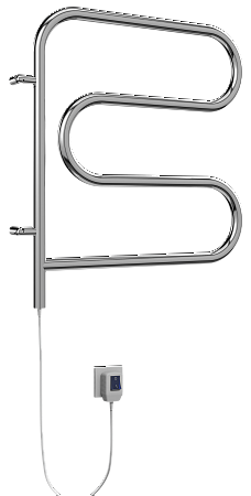 Электро 25 F-обр 600х600 поворотный Полотенцесушитель TERMINUS Шахты - фото 1